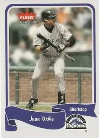 2004 Fleer Tradition #287 - Juan Uribe - Colorado Rockies