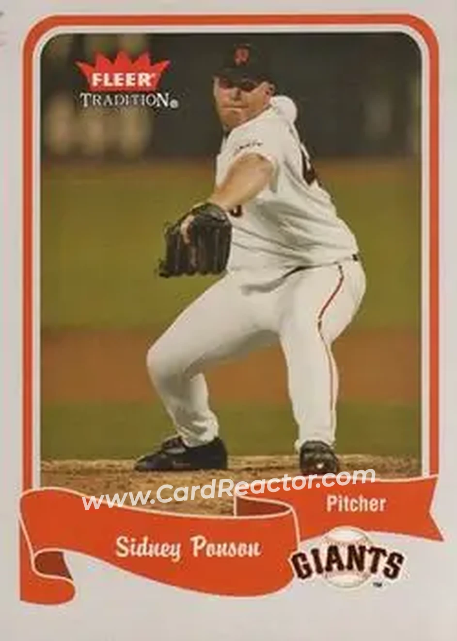 2004 Fleer Tradition #289 - Sidney Ponson - San Francisco Giants - Front