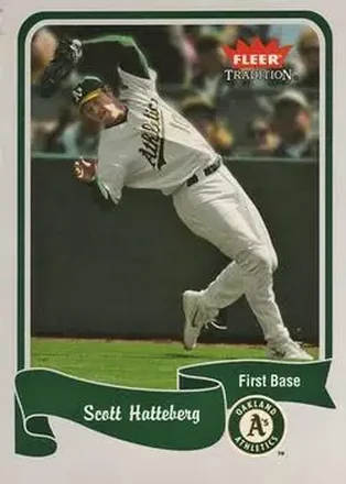 2004 Fleer Tradition #290 - Scott Hatteberg - Oakland Athletics