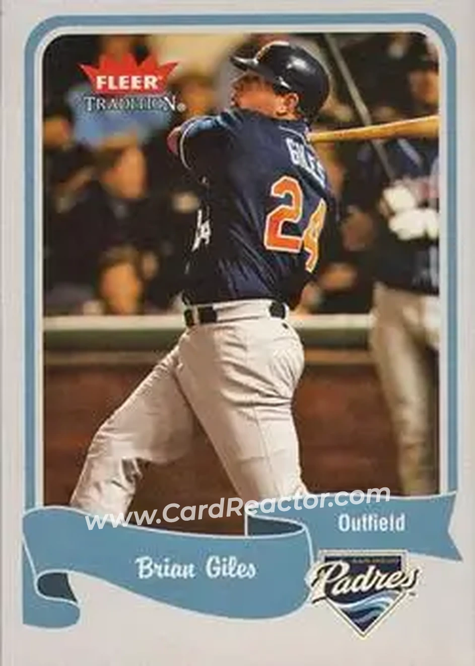 2004 Fleer Tradition #293 - Brian Giles - San Diego Padres - Front 2004 Fleer Tradition #293 - Brian Giles - San Diego Padres - Front
