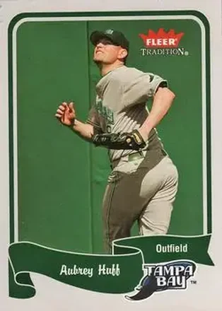 2004 Fleer Tradition #305 - Aubrey Huff - Tampa Bay Devil Rays
