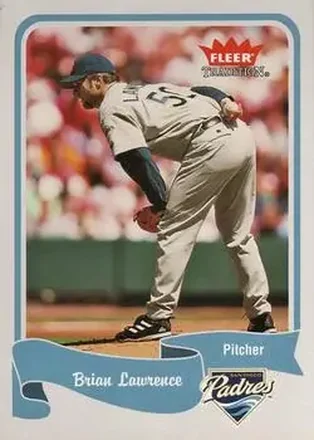 2004 Fleer Tradition #306 - Brian Lawrence - San Diego Padres