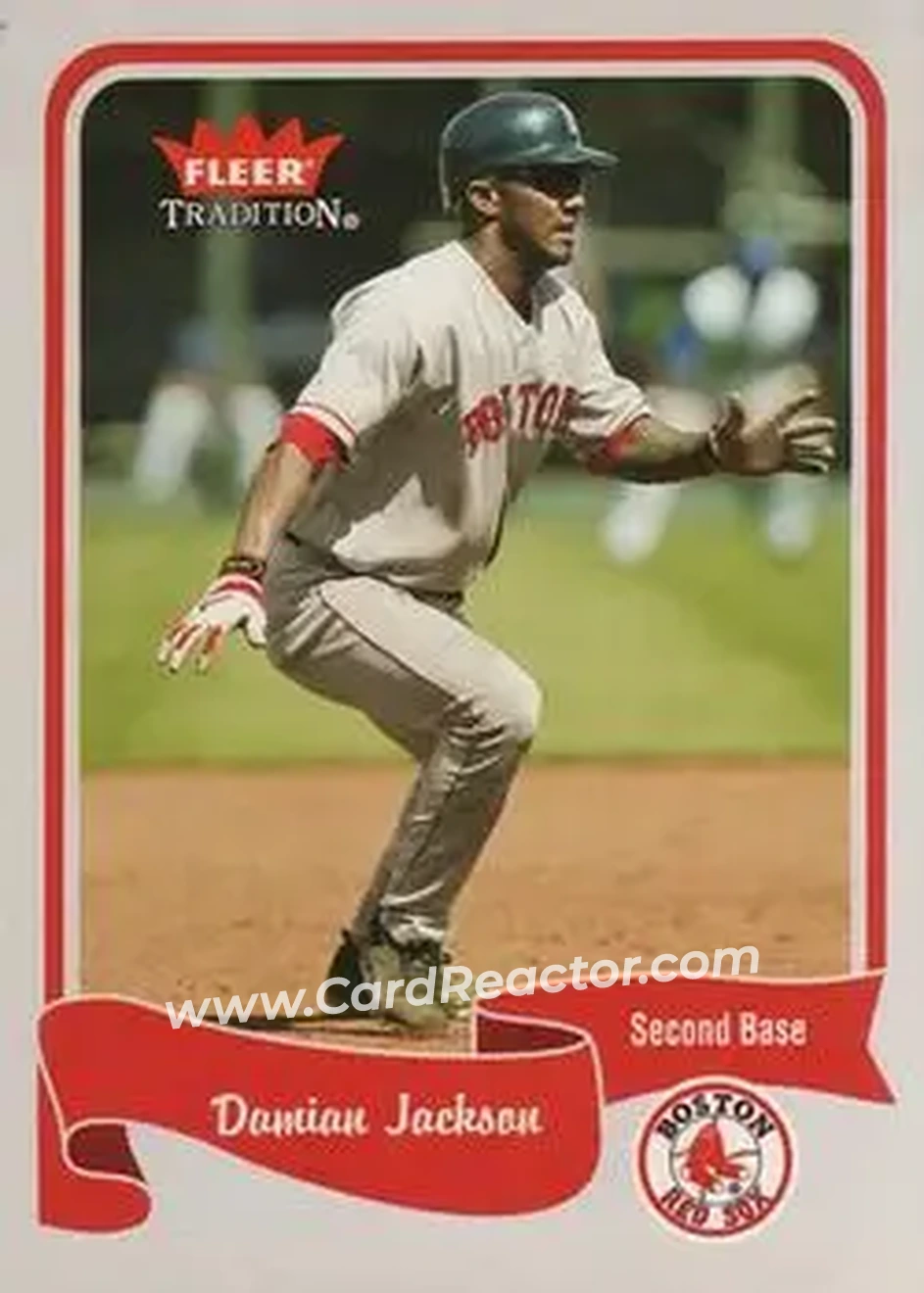 2004 Fleer Tradition #331 - Damian Jackson - Boston Red Sox - Front 2004 Fleer Tradition #331 - Damian Jackson - Boston Red Sox - Front