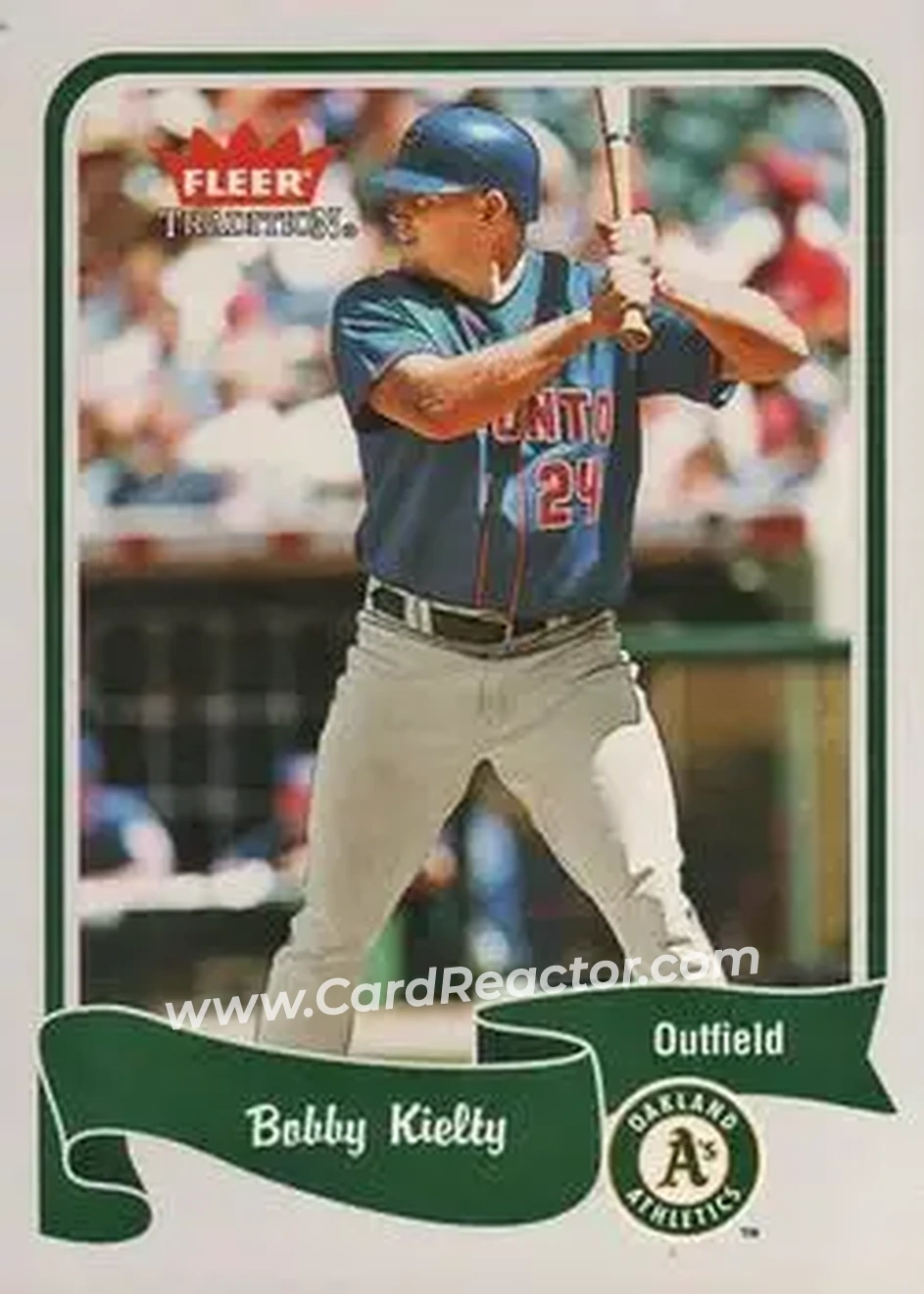 2004 Fleer Tradition #337 - Bobby Kielty - Oakland Athletics - Front