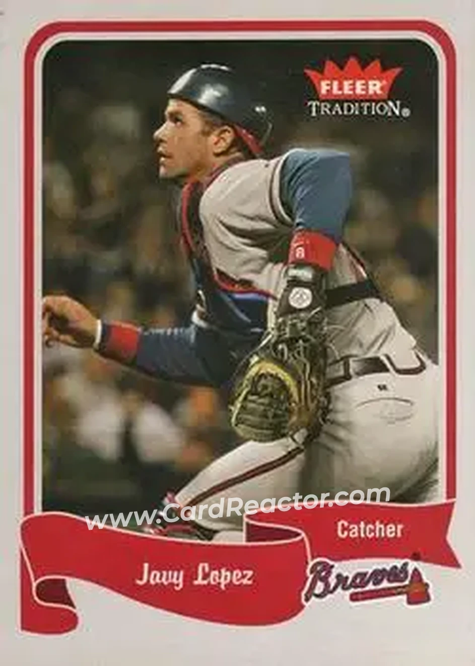 2004 Fleer Tradition #344 - Javier Lopez - Atlanta Braves - Front