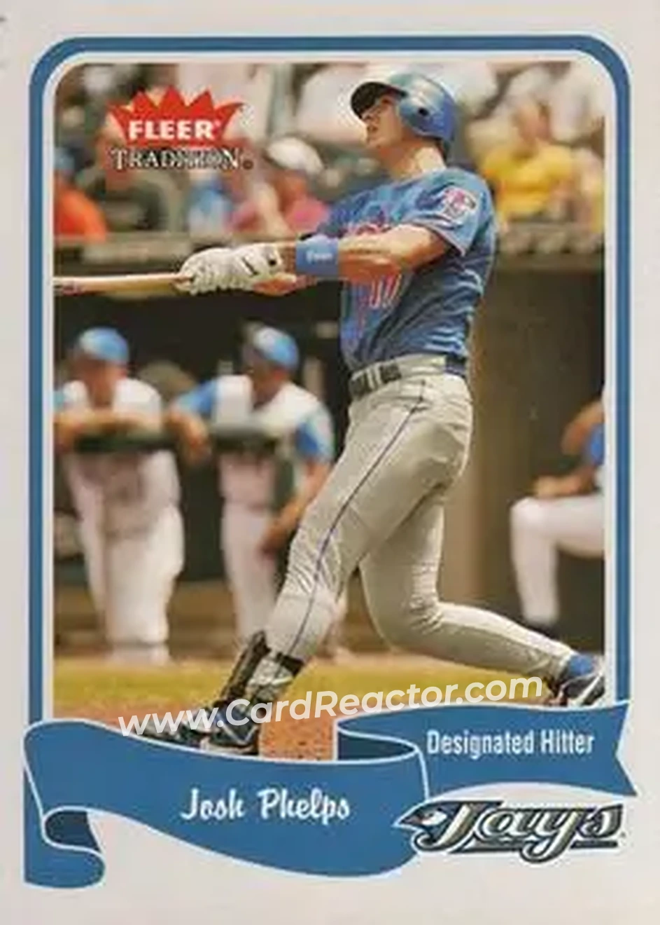 2004 Fleer Tradition #347 - Josh Phelps - Toronto Blue Jays - Front