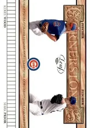 2004 Leaf #CS-2 Cornerstones Kerry Wood - Mark Prior