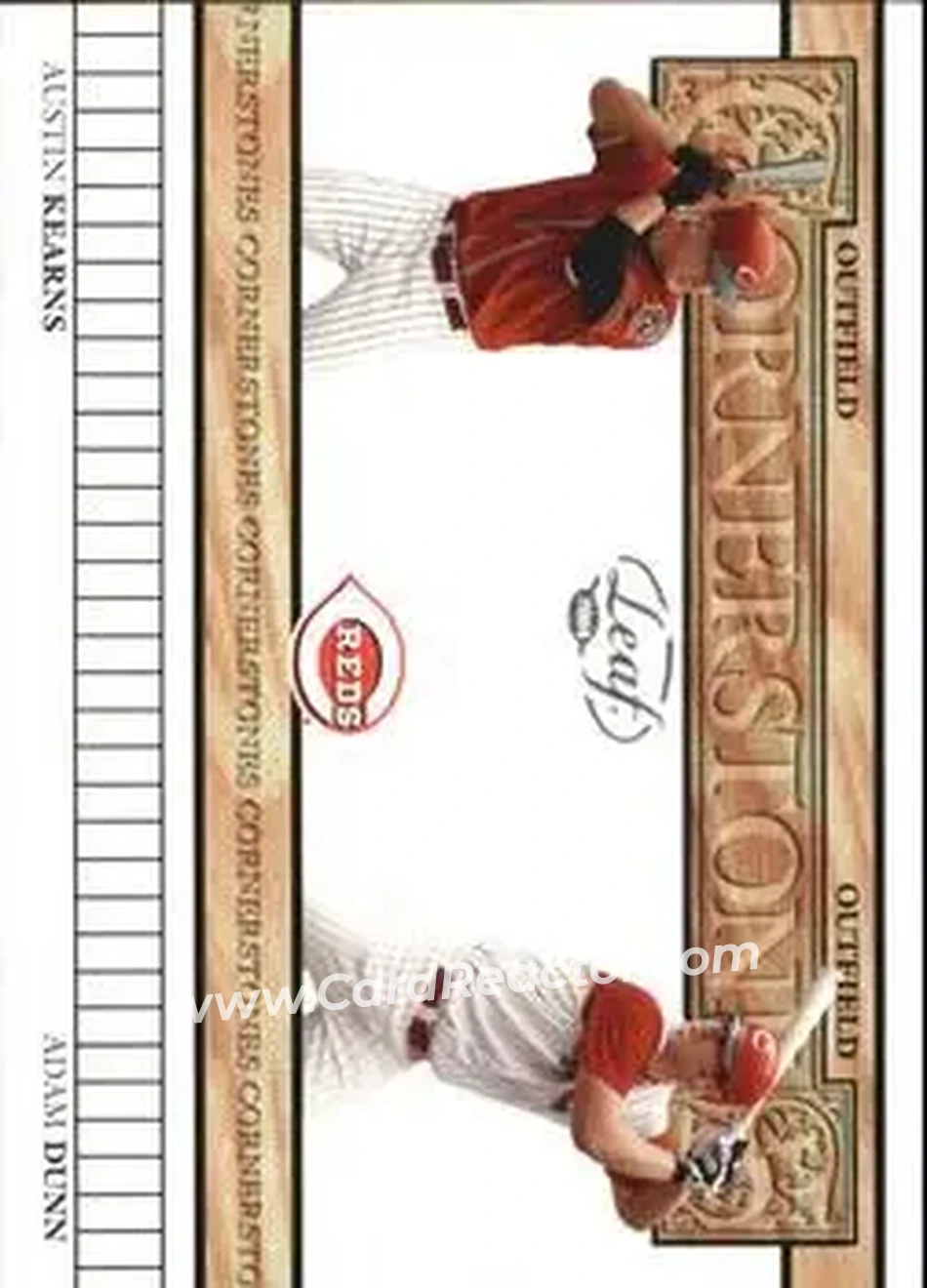2004 Leaf - Cornerstones #CS-5 - Austin Kearns - Adam Dunn - Cincinnati Reds - Front