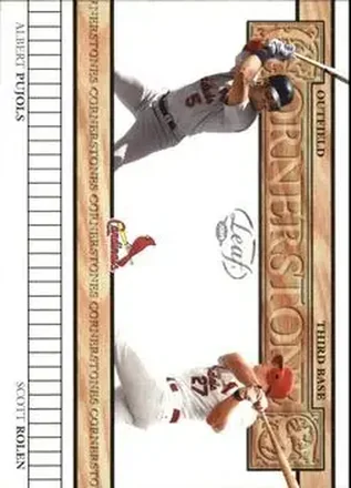 2004 Leaf #CS-8 Cornerstones Albert Pujols - Scott Rolen