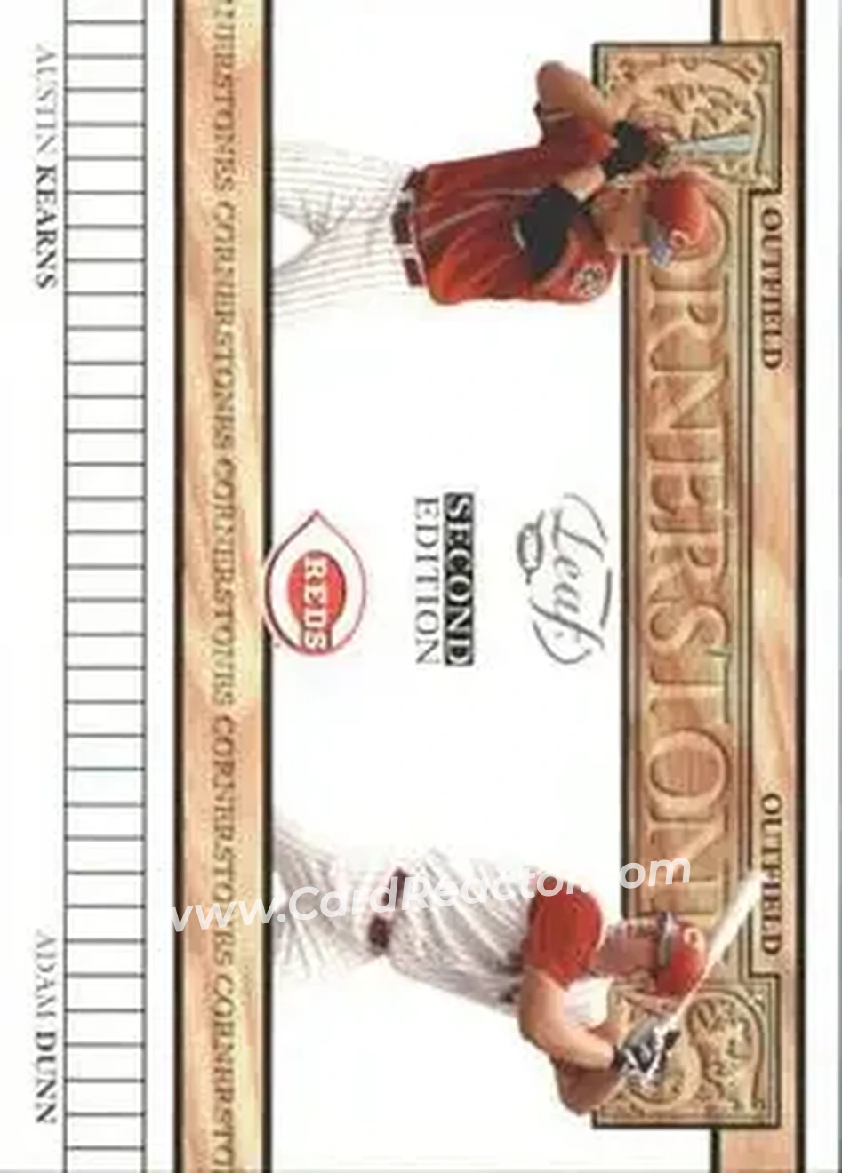 2004 Leaf - Cornerstones Second Edition #CS-5 - Austin Kearns - Adam Dunn - Cincinnati Reds - Front