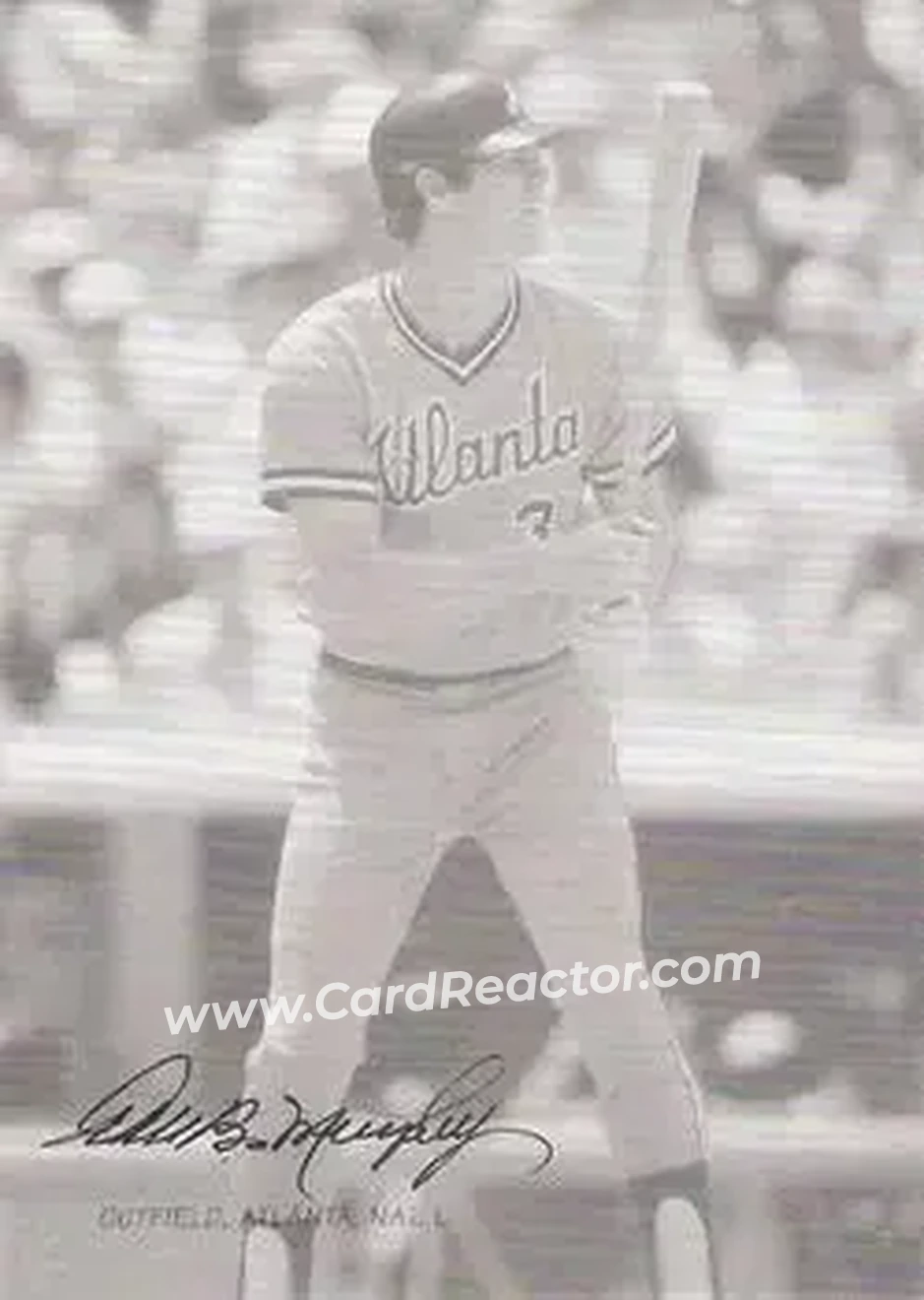 2004 Leaf - Exhibits 1921 #11 - Dale Murphy - Atlanta Braves - Front
