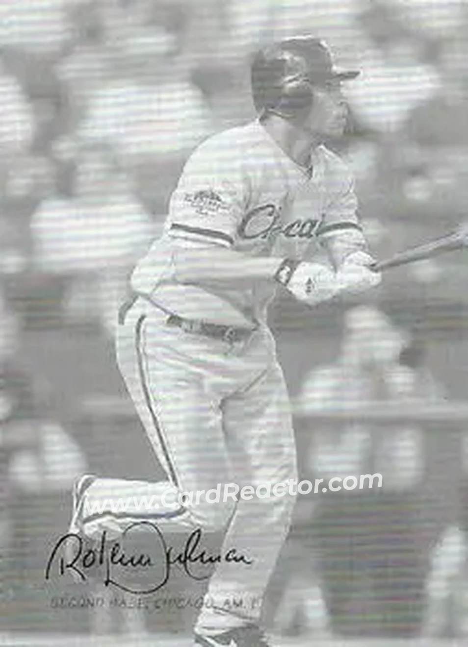 2004 Leaf - Exhibits 1921 #40 - Roberto Alomar - Chicago White Sox - Front 2004 Leaf - Exhibits 1921 #40 - Roberto Alomar - Chicago White Sox - Front