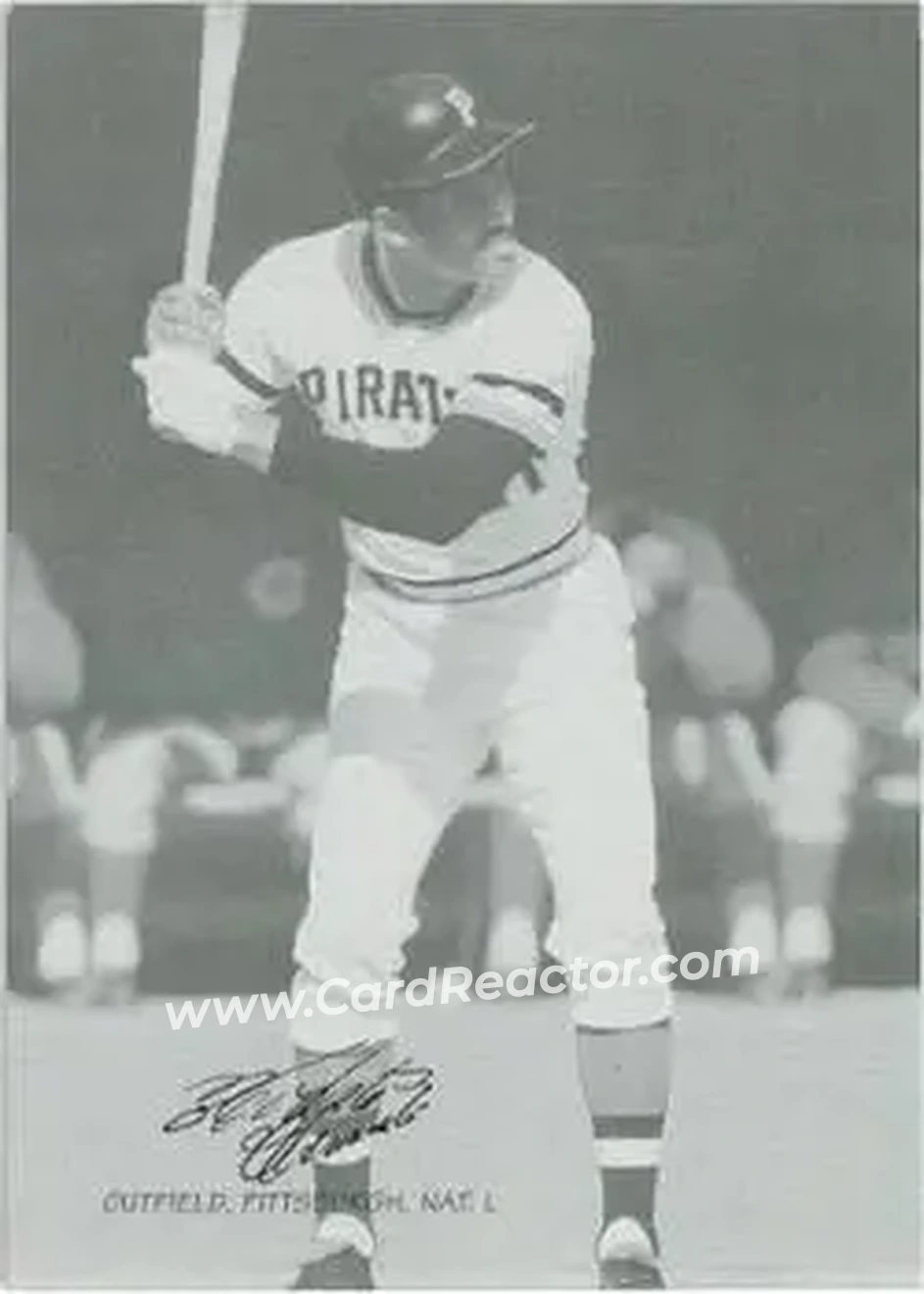 2004 Leaf - Exhibits 1921 #41 - Bob Clemente - Pittsburgh Pirates - Front