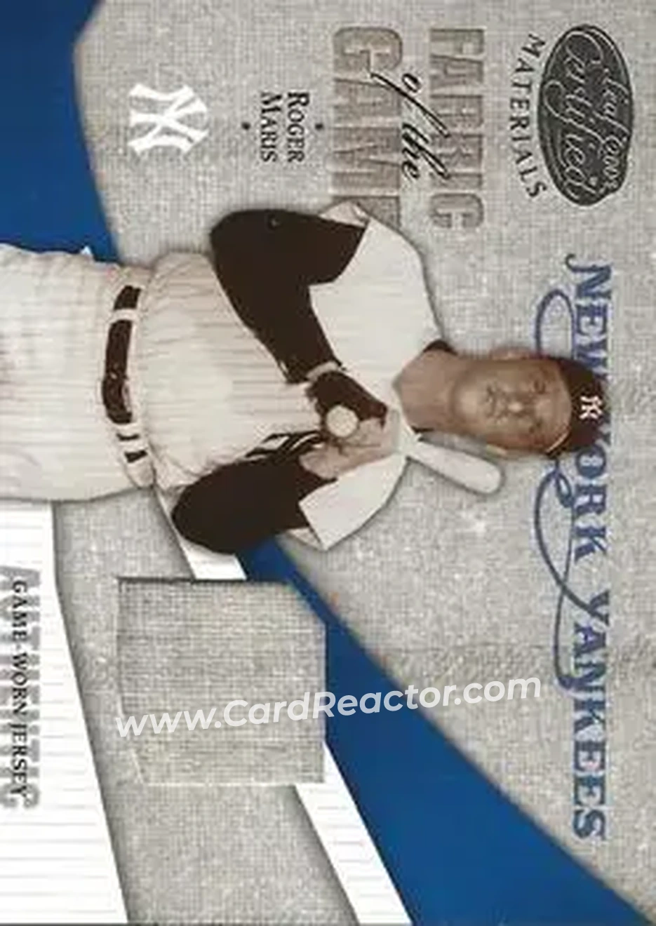 2004 Leaf Certified Materials - Fabric of the Game #FG-109 - Roger Maris - New York Yankees - Front