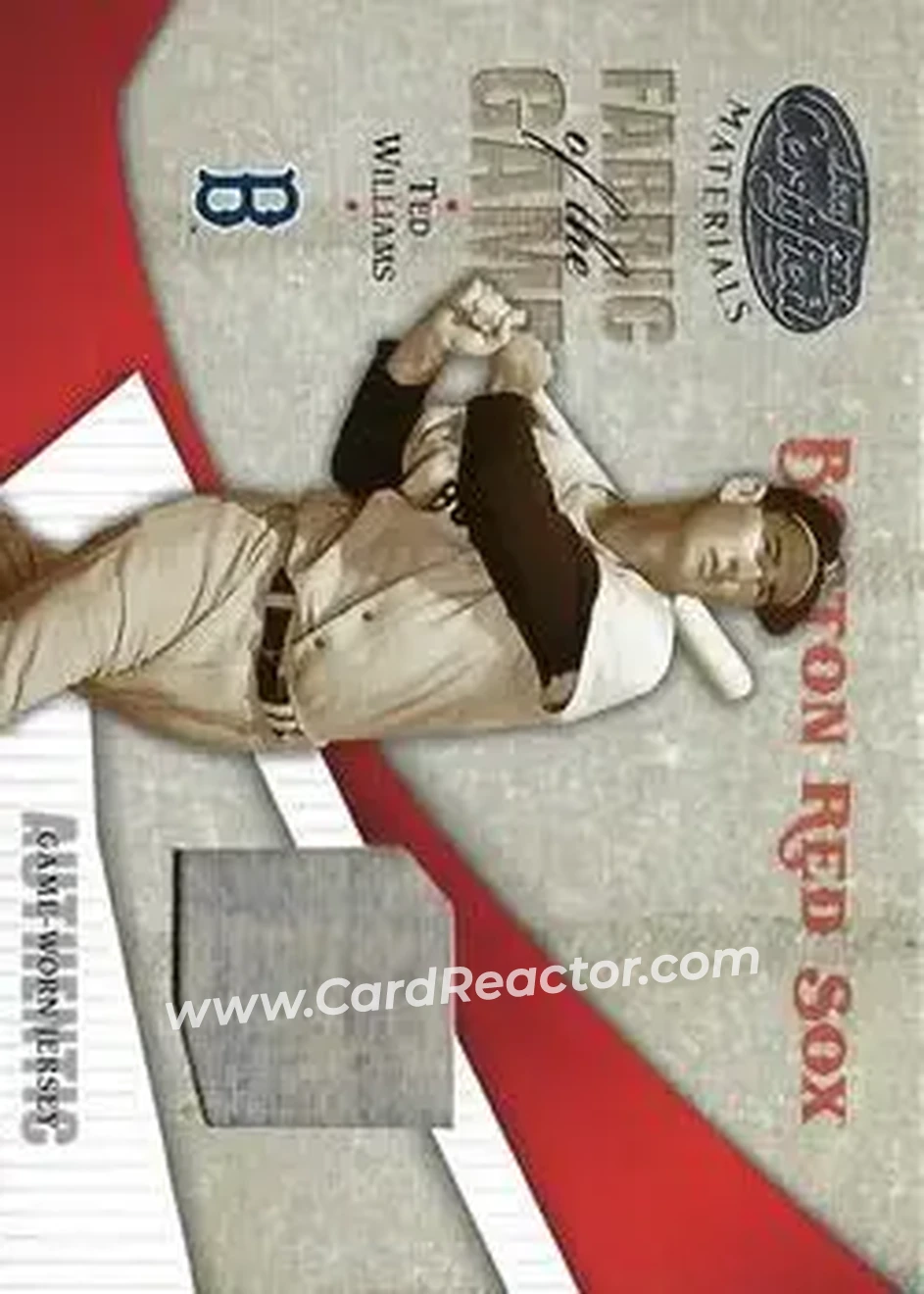 2004 Leaf Certified Materials - Fabric of the Game #FG-114 - Ted Williams - Boston Red Sox - Front