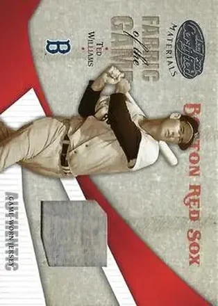 2004 Leaf Certified Materials - Fabric of the Game #FG-114 - Ted Williams - Boston Red Sox