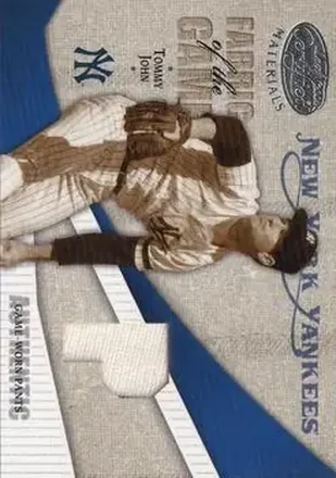 2004 Leaf Certified Materials - Fabric of the Game #FG-131 - Tommy John - New York Yankees