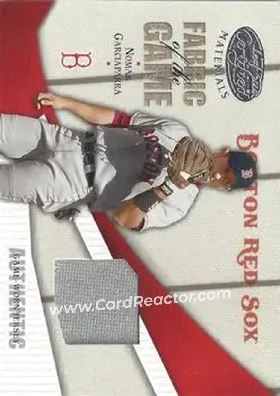 2004 Leaf Certified Materials - Fabric of the Game #FG-137 - Nomar Garciaparra - Boston Red Sox - Front