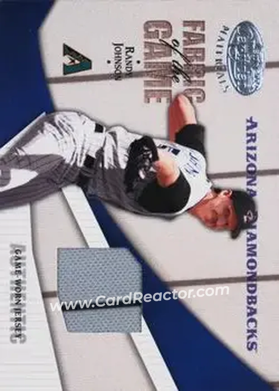 2004 Leaf Certified Materials - Fabric of the Game #FG-141 - Randy Johnson - Arizona Diamondbacks - Front 2004 Leaf Certified Materials - Fabric of the Game #FG-141 - Randy Johnson - Arizona Diamondbacks - Front