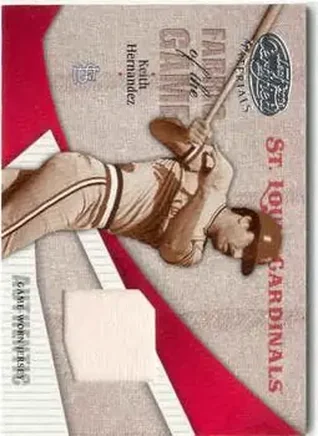 2004 Leaf Certified Materials - Fabric of the Game #FG-172 - Keith Hernandez - St. Louis Cardinals