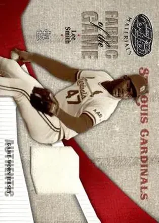2004 Leaf Certified Materials - Fabric of the Game #FG-175 - Lee Smith - St. Louis Cardinals