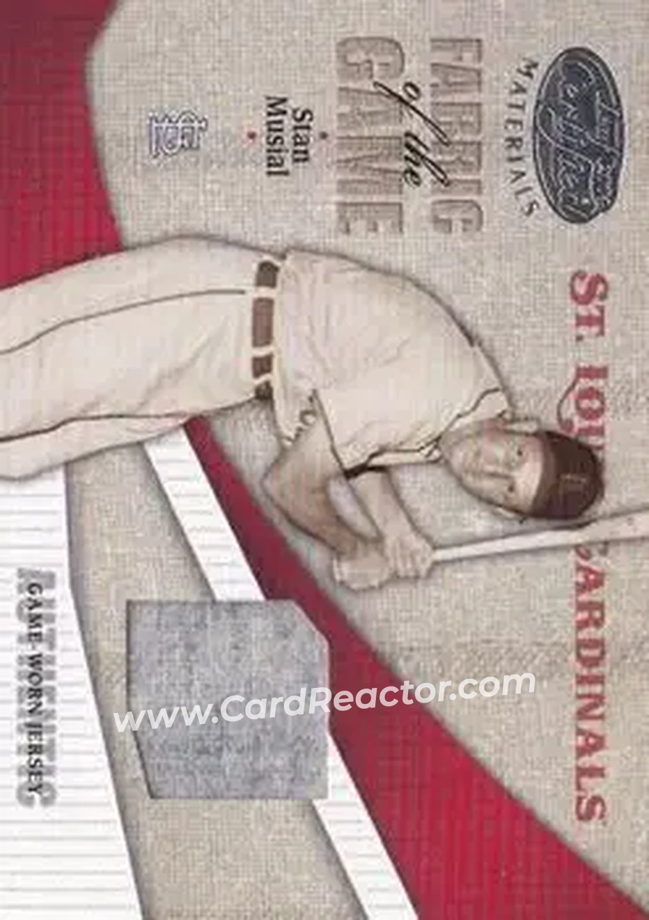 2004 Leaf Certified Materials - Fabric of the Game #FG-193 - Stan Musial - St. Louis Cardinals - Front