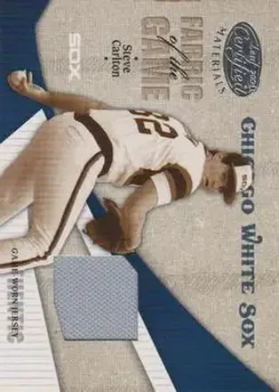 2004 Leaf Certified Materials - Fabric of the Game #FG-194 - Steve Carlton - Chicago White Sox