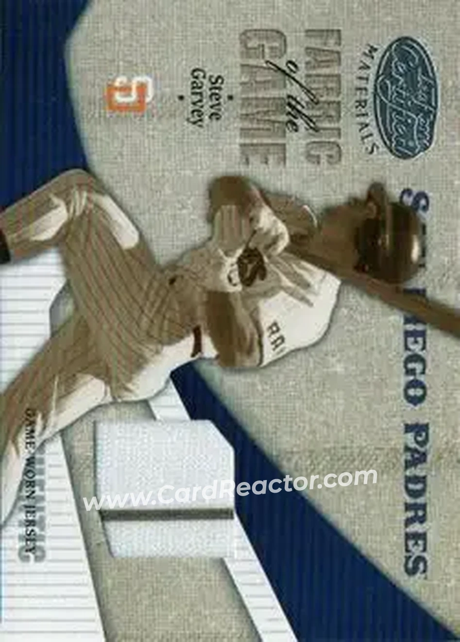 2004 Leaf Certified Materials - Fabric of the Game #FG-195 - Steve Garvey - San Diego Padres - Front
