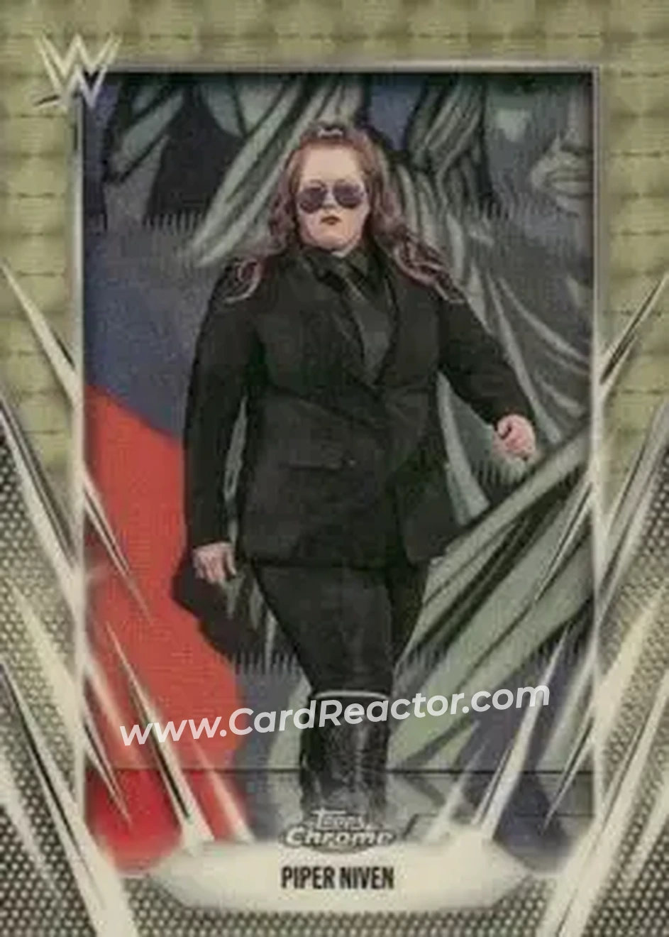 2026 Topps Chrome WWE - SuperFractor #162 - Piper Niven - Front 2026 Topps Chrome WWE - SuperFractor #162 - Piper Niven - Front