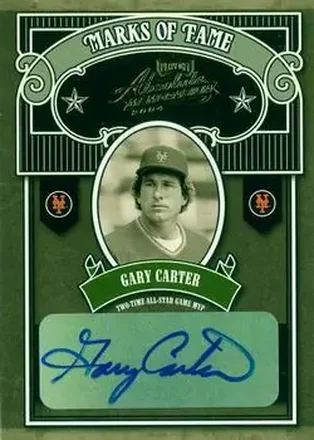 2004 Playoff Absolute Memorabilia - Marks of Fame Signature #MOF-13 - Gary Carter - New York Mets