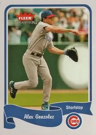 2004 Fleer Tradition #354 - Alex Gonzalez - Chicago Cubs