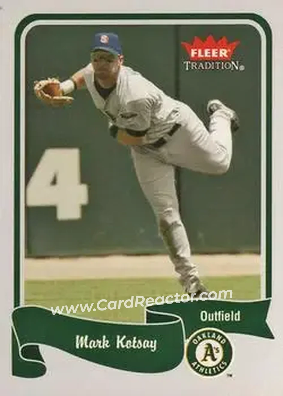2004 Fleer Tradition #357 - Mark Kotsay - Oakland Athletics - Front