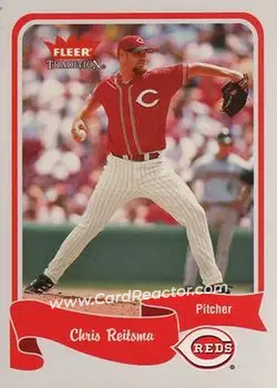 2004 Fleer Tradition #358 - Chris Reitsma - Cincinnati Reds - Front