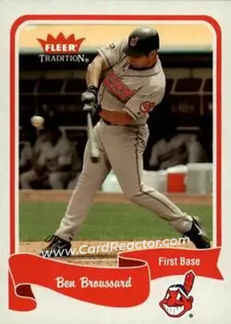2004 Fleer Tradition #369 - Ben Broussard - Cleveland Indians - Front