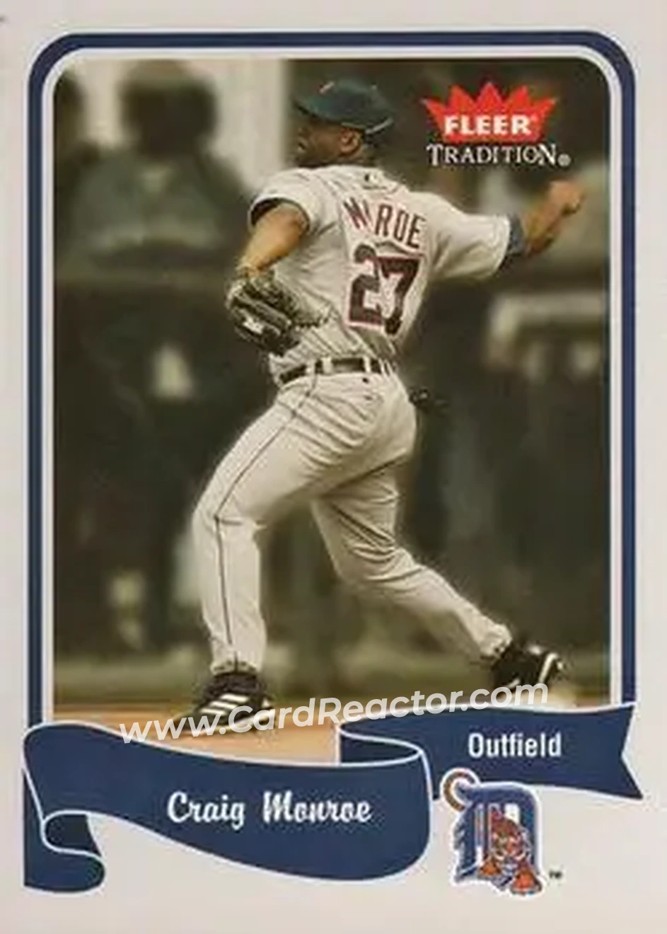 2004 Fleer Tradition #373 - Craig Monroe - Detroit Tigers - Front