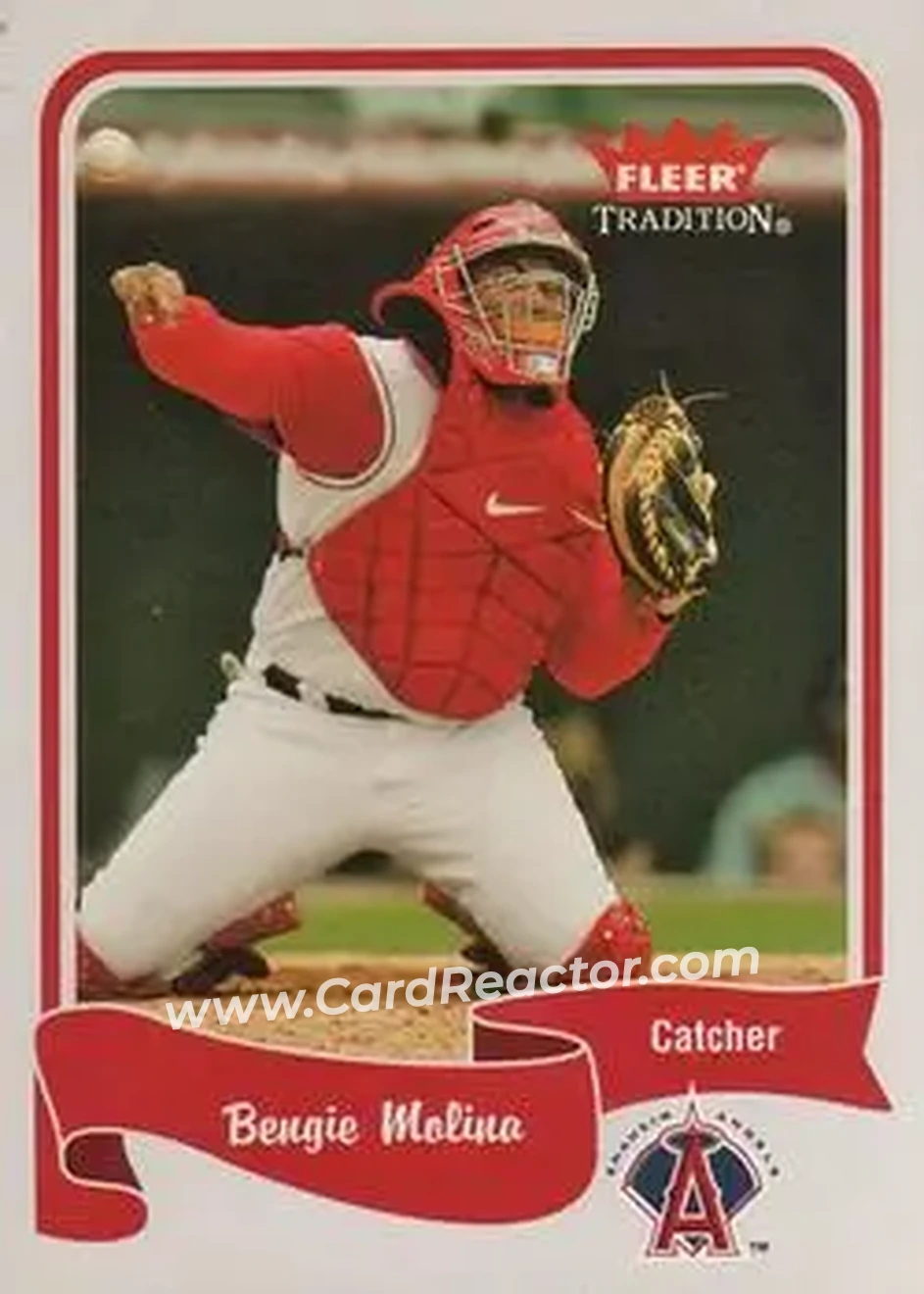 2004 Fleer Tradition #375 - Bengie Molina - Anaheim Angels - Front
