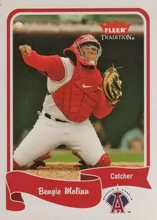 2004 Fleer Tradition #375 - Bengie Molina - Anaheim Angels