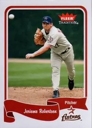 2004 Fleer Tradition #377 - Jeriome Robertson - Houston Astros