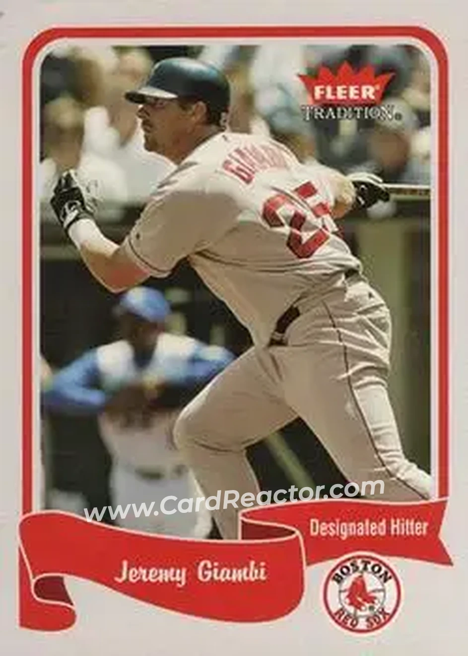 2004 Fleer Tradition #385 - Jeremy Giambi - Boston Red Sox - Front