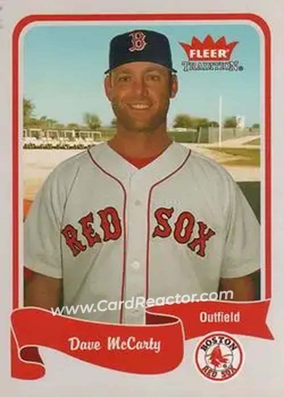 2004 Fleer Tradition #391 - David McCarty - Boston Red Sox - Front