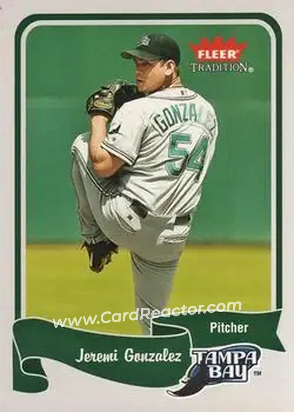 2004 Fleer Tradition #400 - Jeremi Gonzalez - Tampa Bay Devil Rays - Front
