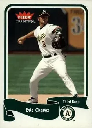 2004 Fleer Tradition #415 - Eric Chavez - Oakland Athletics