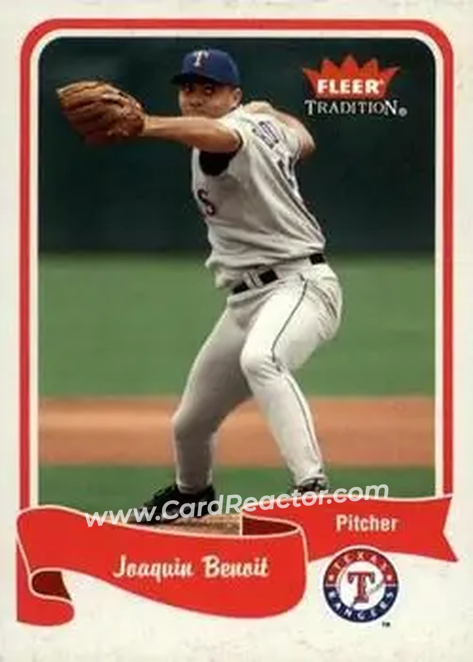 2004 Fleer Tradition #423 - Joaquin Benoit - Texas Rangers - Front