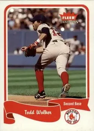 2004 Fleer Tradition #426 - Todd Walker - Boston Red Sox