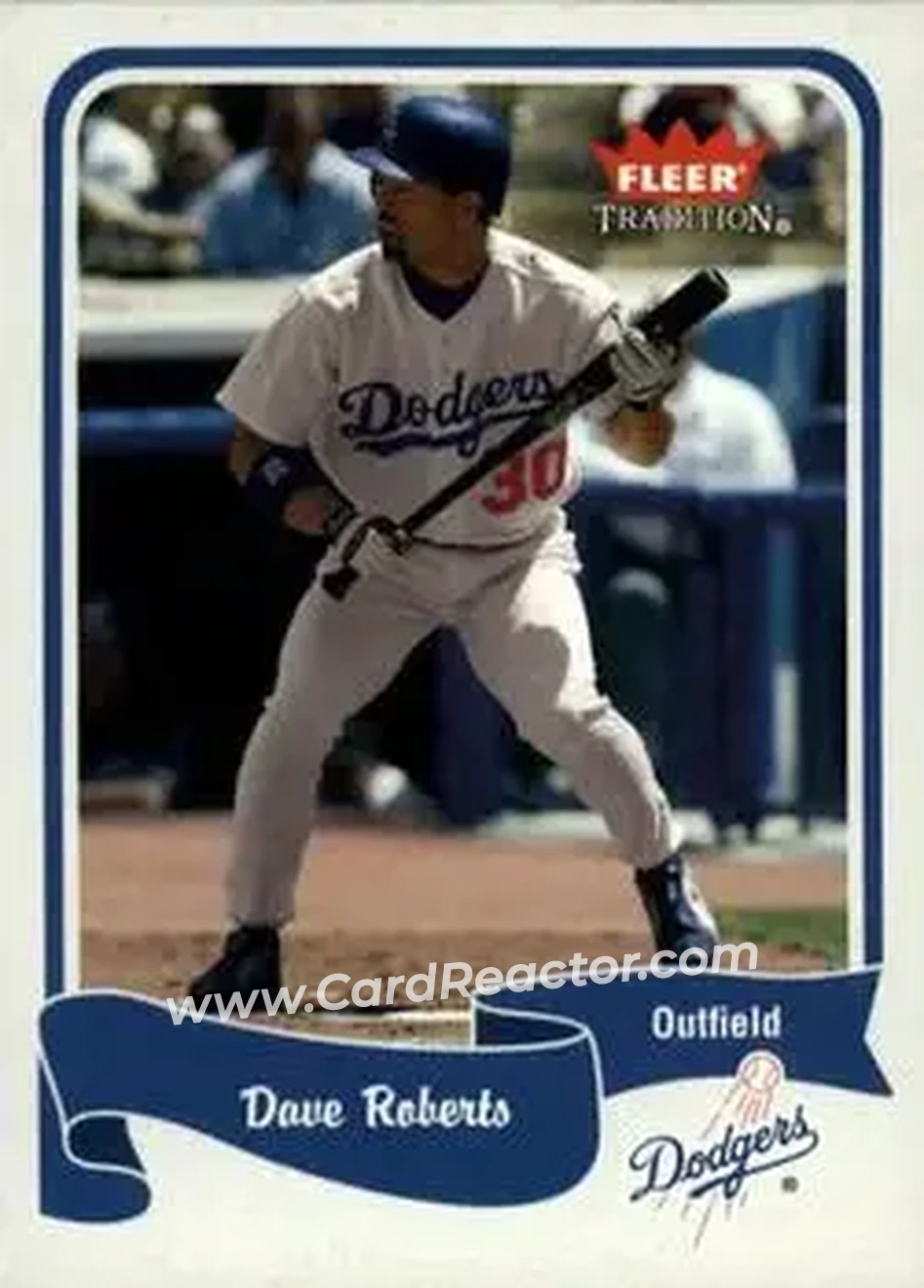 2004 Fleer Tradition #434 - Dave Roberts - Los Angeles Dodgers - Front