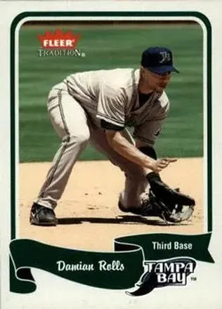 2004 Fleer Tradition #444 - Damian Rolls - Tampa Bay Devil Rays