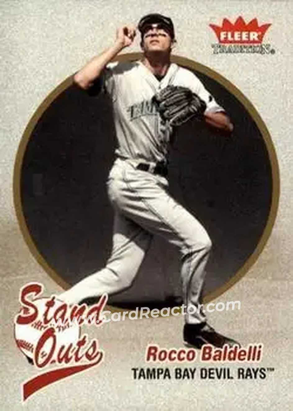 2004 Fleer Tradition #446 - Rocco Baldelli - Tampa Bay Devil Rays - Front