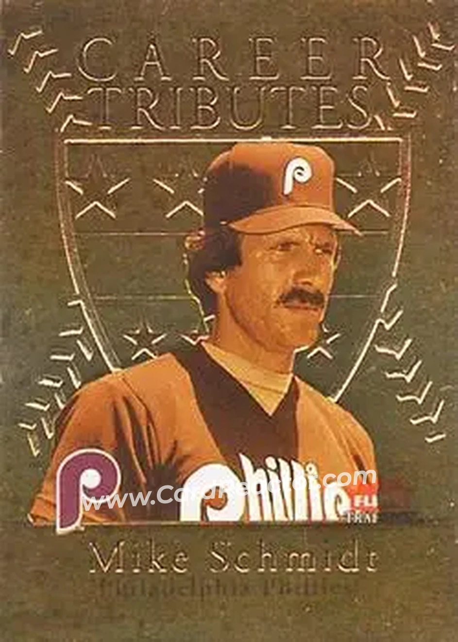 2004 Fleer Tradition - Career Tributes #1 CT - Mike Schmidt - Philadelphia Phillies - Front
