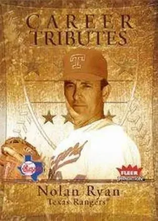 2004 Fleer Tradition #2 CT Career Tributes Nolan Ryan