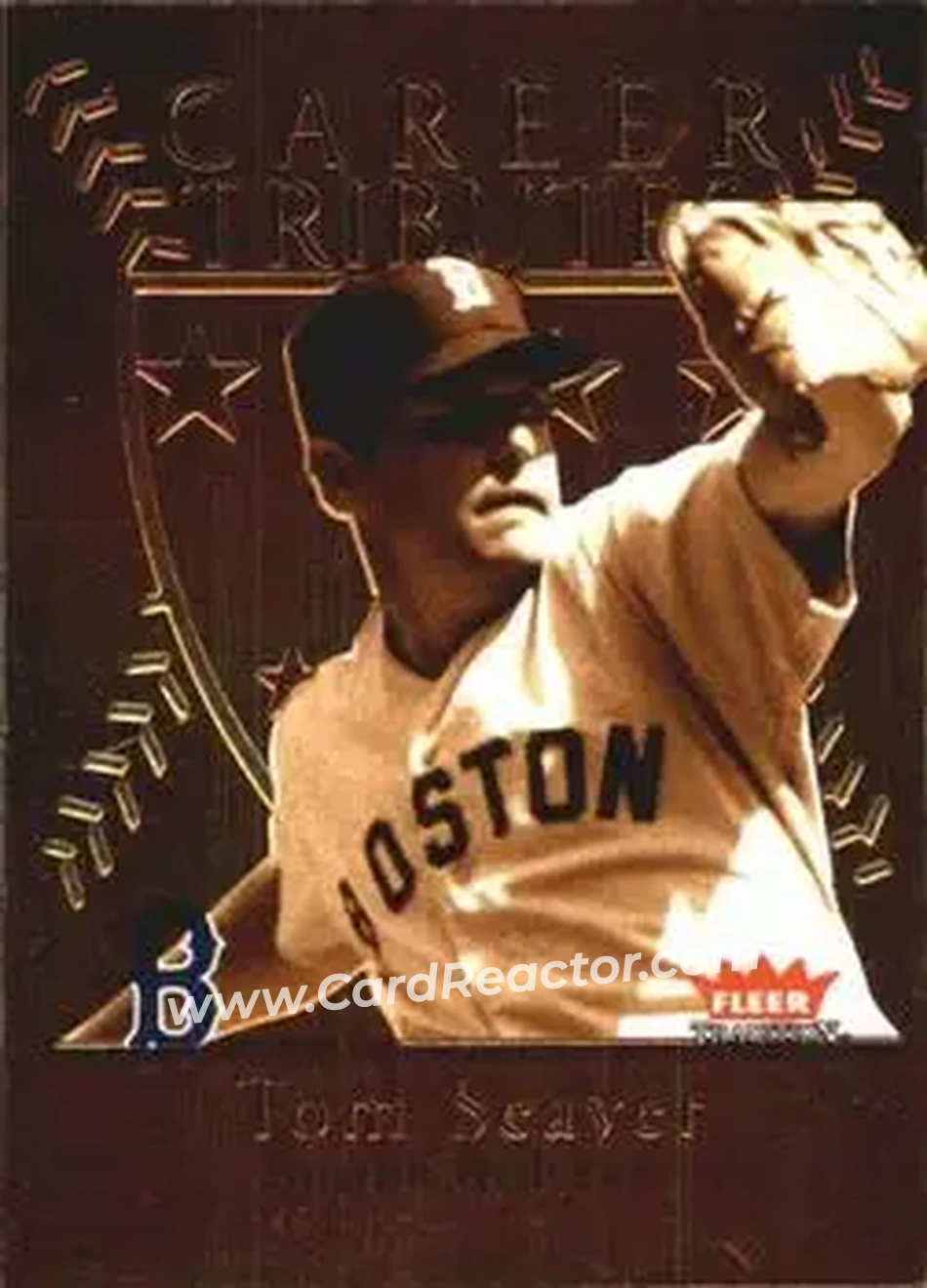 2004 Fleer Tradition - Career Tributes #3 CT - Tom Seaver - Boston Red Sox - Front